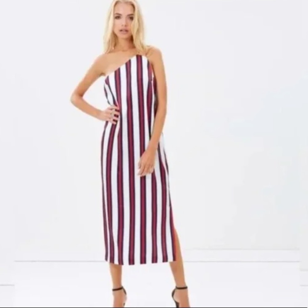 NWOT finders keepers striped midi dress
